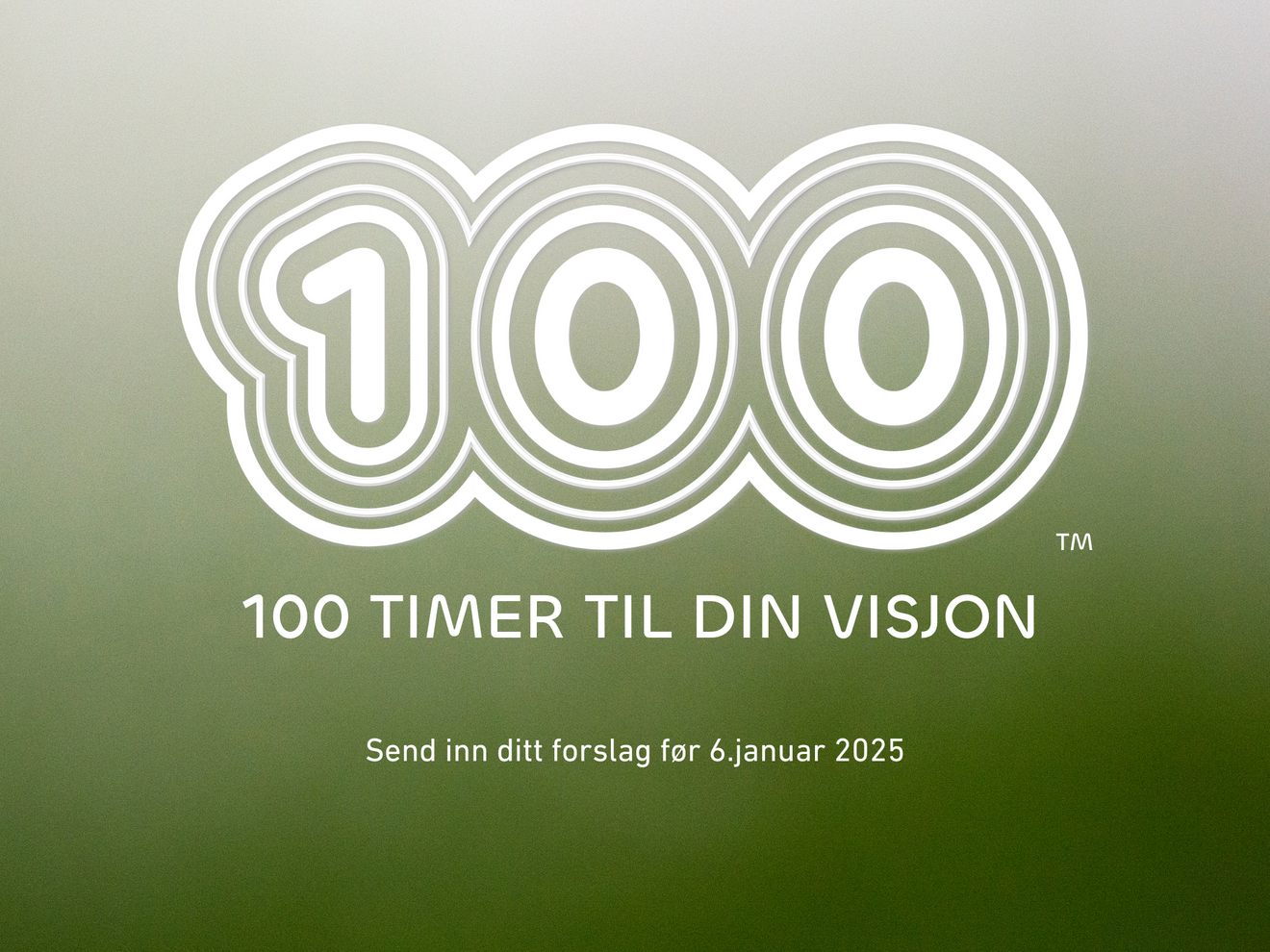 100 timer til din visjon