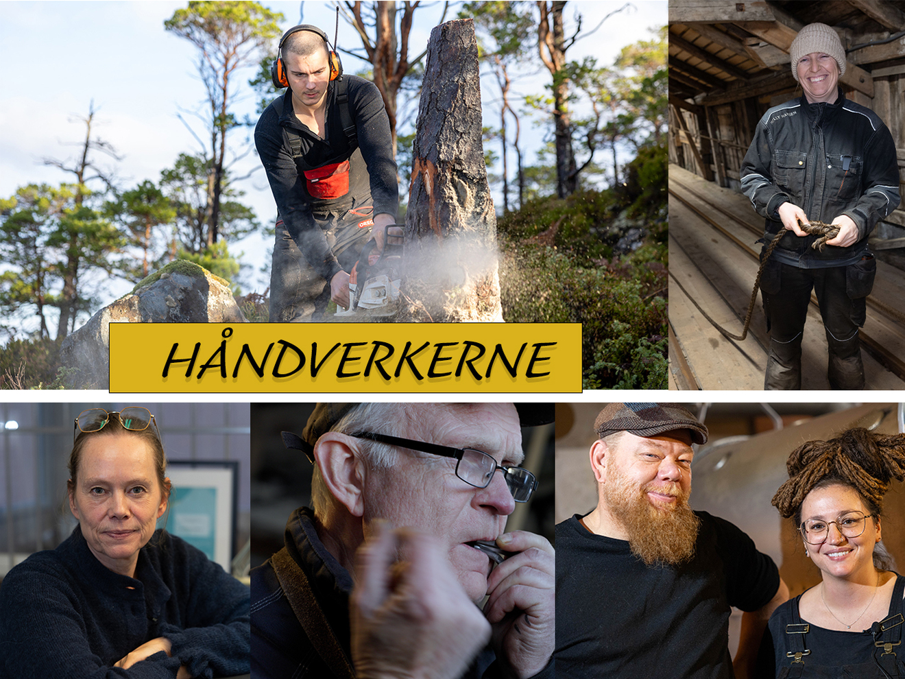 Håndverkerne, en serie som tar seerne med på en fascinerende reise inn i tradisjonelle håndverksfag.