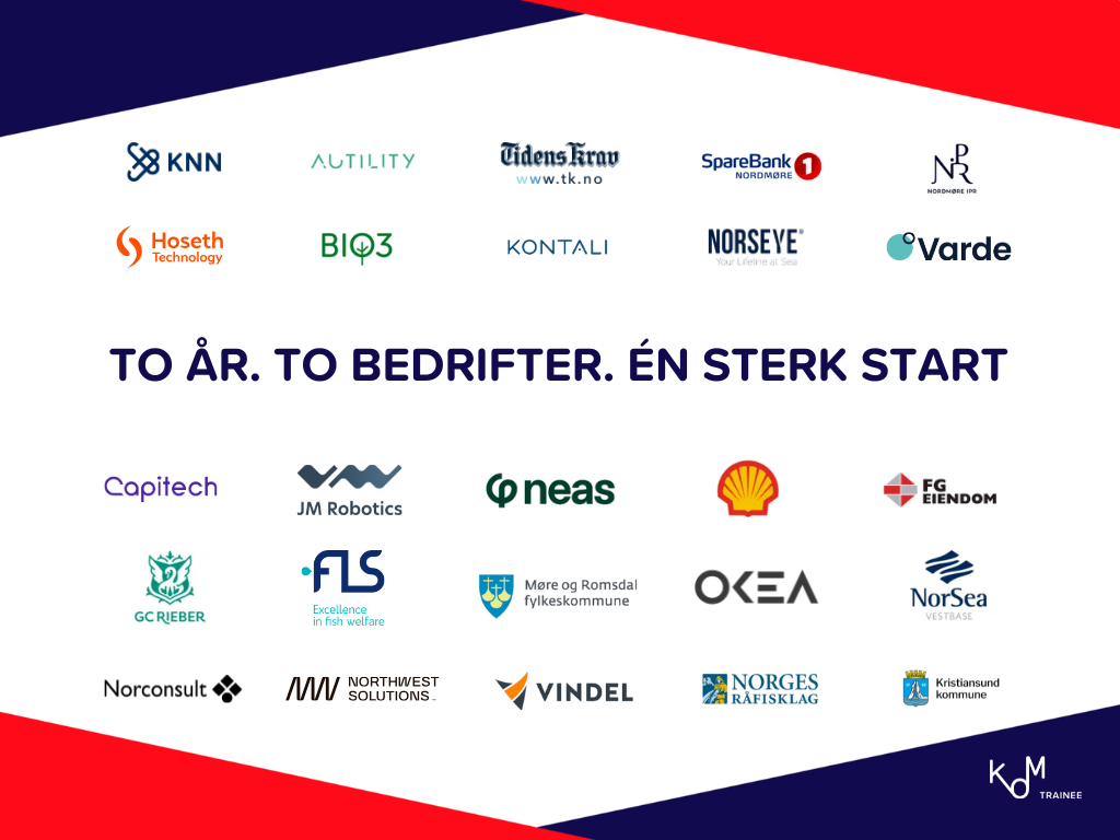 Kom Trainee - logoer i 4:3